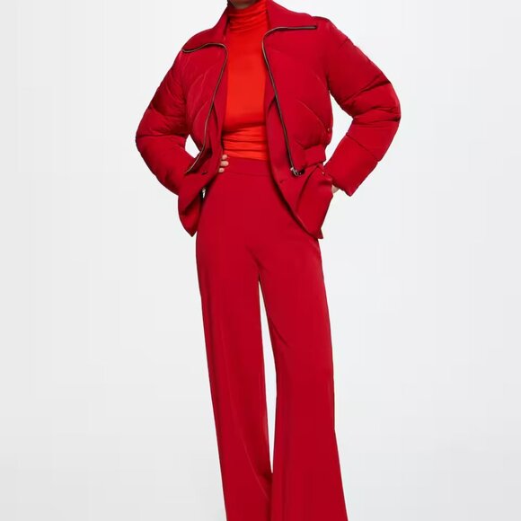 Mango Red Quilted Jacket - Picture 2 of 5